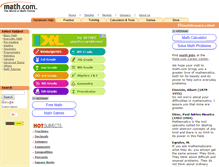 Tablet Screenshot of about.math.com
