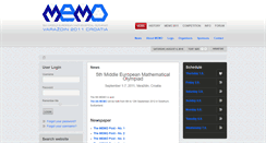 Desktop Screenshot of memo2011.math.hr
