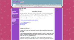 Desktop Screenshot of math.info