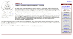 Desktop Screenshot of canadam.math.ca